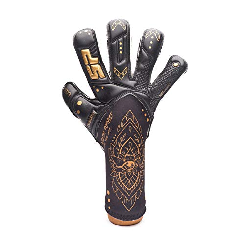 SP-Futbol-Earhart-3-Pro-Misa-Rodriguez-Nino-Guante-de-Portero-Black-Gold