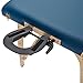 EarthLite Massage Table Face Cradle Deluxe Adjustable - Durable, Fully Adjustable Headrest Platform for Massage Chairs & Tables, Black