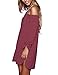 Just Quella Women's Off The Shoulder Loose Long Dress 8650 (L, Cameo Brown)