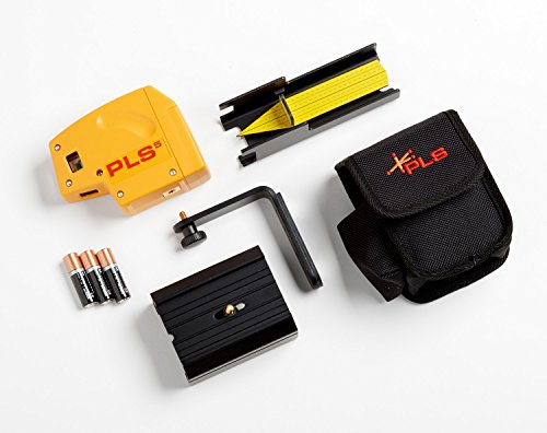 Pacific Laser Systems PLS 5-Beam Laser Level with Cross Line Laser System with SLD Detector PLS-60542