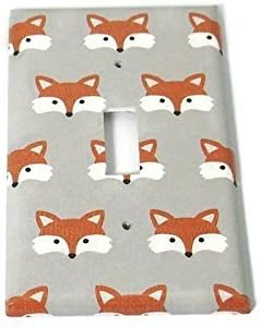 1 Gang Light Switch Plate Little Fox (275S)