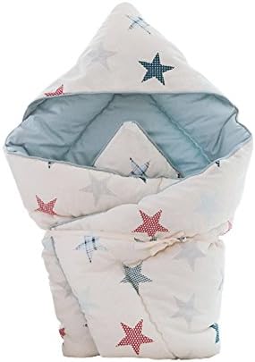 Prielle Cotton 100% Baby Wrap Strap Swaddle Blanket (Mini Star)