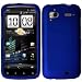 Blue Rubber Touch Phone Protector Hard Cover Case for HTC Sensation 4G (T-Mobile)