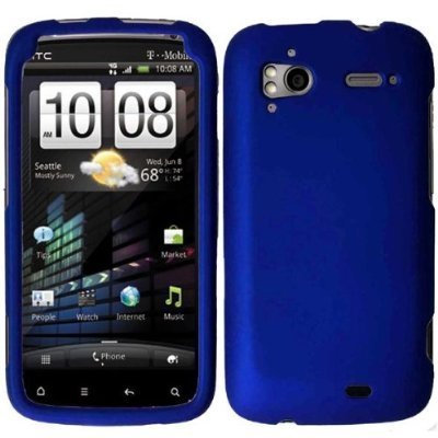 Blue Rubber Touch Phone Protector Hard Cover Case for HTC Sensation 4G (T-Mobile) Blue Rubber Touch Phone Protector Hard Cover Case for HTC Sensation 4G (T-Mobile)