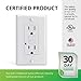 10 Pack- UL Listed GFCI Outlet Receptacle 15-Amp (Tamper-Resistant) Duplex 125-Volt, LED Indicator, Safe Lock Protection -Compliant with Highest Safety Requirements, Wall Plate Included