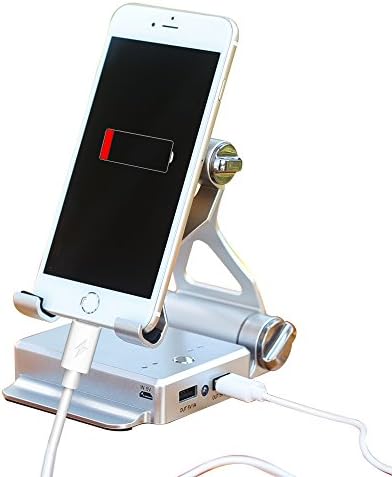 CP-TECH Phone/ipad Power Bank &amp; Phone Stand [2 in 1] Stand，Holder, Cradle For iPhone 6 6s 7 8 X Plus 5 5s 5c SE， Switch, all Android Smartphone, charging, Accessories Desk