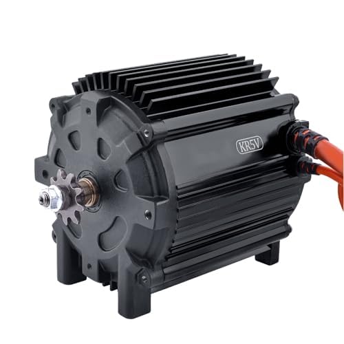 Photo 1 of Electric Brushless DC Motor 72V 5000W Electric Dirt Bike Motor Peak 6800rpm Electric Motor for Go Kart Razor Upgrade Kit Motorcycle and More