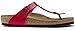 Birkenstock 'Gizeh' Women's Birko-Flor T-Strap Thong Sandal, Tango Red