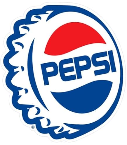 Amazon.com: CafePress 90S Pepsi Logo Cap - Adhesivo troquelado
