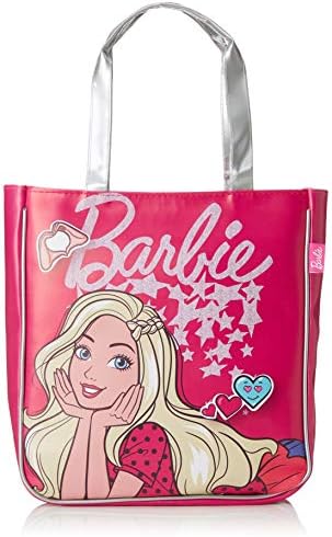 Arditex Barbie - Shop Bag 29.5X34.5X7.5, PVC/Polyester, Pink, Medium