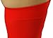 ToBeInStyle Women's Nylon Thigh High Schoolgirl Opaque Stockings - One Size - Red