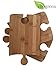 Cutting Board Party Puzzle Platter 3 pieces in one package, 100% Bamboo Puzzle Platter for Food and Sandwiches. Best Party Mate Ever! Make Your Party More Comfortable and Fun today!