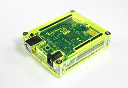 Arduino 101 Zebra Laser Lime Case for Official Intel Arduino 101 ~ C4Labs