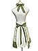Hyzrz Lovely Sweetheart Retro Kitchen Aprons Woman Girl Cotton Cooking Salon Pinafore Vintage Apron Dress with Pocket,Green