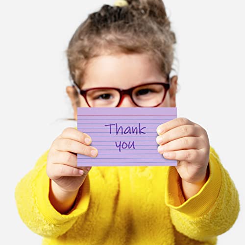 Koogel Revision Cards Bulk, 272PCS Colourful Flash Cards Index Cards Ruled Notecards with Tab 7.5cm x 12.5cm for Learning Note Taking to Do List