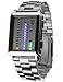 DETOMASO Men's G-30723A SPACY TIMELINE 1 Binary Trend weiss/silber Digital Display Quartz White Watch
