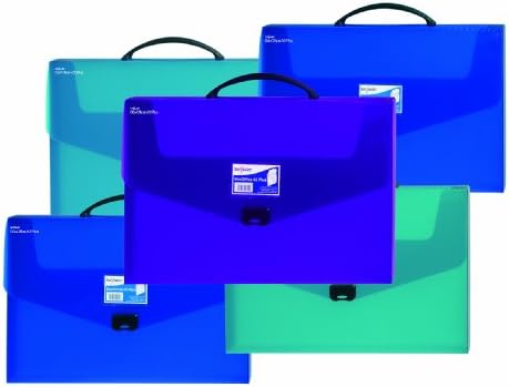 BoxOffice A3+ Storage Box with Carry Handle Pack of 5 Pieces - Assorted Electra Colours