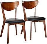 Coaster 105362 Home Furnishings Side Chair (Set of 2), Dark Walnut