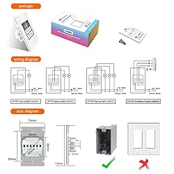 LANBON L8-HS-TY LCD Smart Light Switch Work with