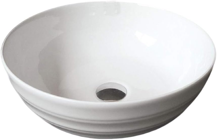 Mozio Ceramic Table Top Wall Hung Basin Porca (White)