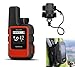 Garmin inReach Mini (Orange) Satellite Communicator Bundle with Hiking Backpack Tether | Belt, Carabiner Clip | Hiking GPS, Waterproof, GEOS Emergency Response