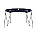 MSC 3 Bow 4 Bow Bimini Top Boat Cover with Rear Support Pole and Storage Boot(Navy, 3 Bow 6'L x 46