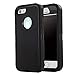 iPhone SE Case,(1nd gen) Lordther [ShieldOn Series] Hybrid Synthetic Rubber TPU Covers with Screen Protector Only for iPhone SE 5SE 5 5s (Black)