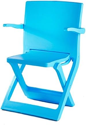 JUIANG Folding Back Chair With Armrest Small Chair Home Portable Plastic Bench Outdoor Children Folding Leisure Chair Load-Bearing 60Kg