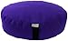 Bean Products Zafu Meditation Cushion, Round, Cotton Purple - Filled with Organic Buckwheat