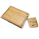 Cutting Board & Tray Bamboo and ABS with Removable