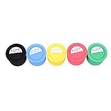 KLOUD City Pack of 5 Candy Colors Food Graded Durable Silicone Wine Beer Beverage Glass Bottle Caps Stoppers Sealer Cover