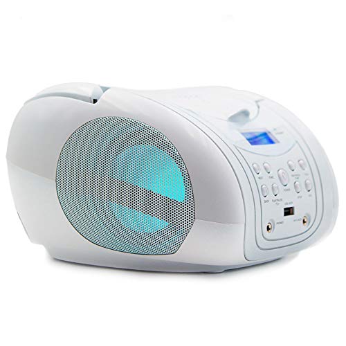 3 Lauson+Boombox+Portable+CD+Player+Headphone