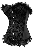Alivila.Y Fashion Womens Sexy Lace Brocade Corset Bustier Shapewear