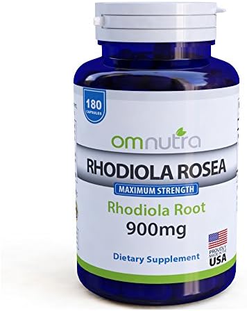 Pure Rhodiola Rosea Root Extract Maximum Strength Antioxidant Rich Adaptogen Herb 450g 900g - 180 Capsules