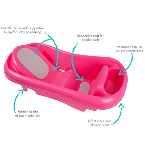 The First Years Newborn to Toddler Baby Bath Tub Convertible 3in1