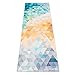 YOGA DESIGN LAB The HOT Yoga Towel | Luxury Non Slip Quick Dry Eco Printed Towel | Designed in Bali | Ideal for Hot Yoga, Bikram, Exercise, Sports, or Travel | Mat Sized (Tribeca Flow)