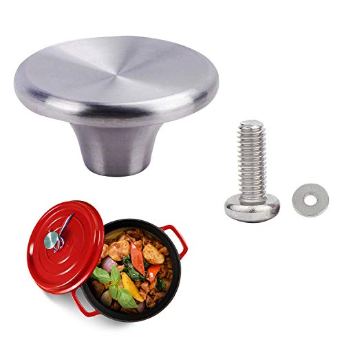 Stainless Steel Universal Dutch Oven Knob, Kitchen Cookware Lid Knobs