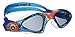 Aqua Sphere Kayenne Junior Swim Goggles with Smoke Lens (Blue/Orange). Swimming Goggles for Kids.