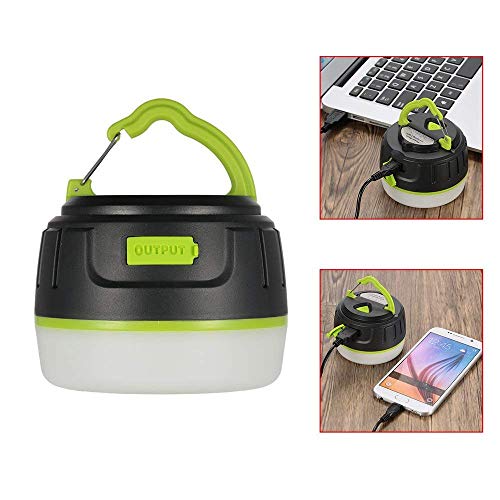 2-in-1 wiederaufladbare Camping Laterne & Energien Bank Ladegerät 5200mAh - IP65 wasserdichte tragbare LED helle Notfall… – Bild 3