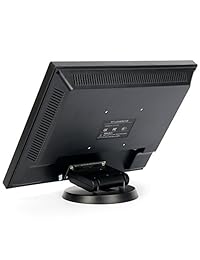 yaeccc 12 inch CCTV TFT LCD Monitor VGA AV HDMI entrada de TV visualización cámara de seguridad coche retrovisor visualización de computadora con mando a distancia