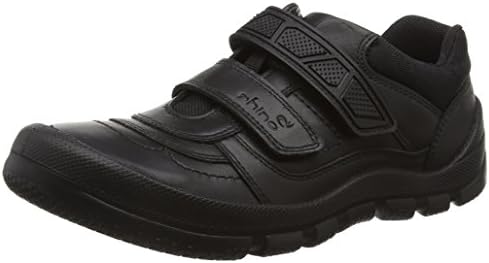 Senior Boys Rhino by Startrite School Shoes Rhino Warrior Black Leather Size 2F