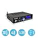 Pyle  200W Audio Stereo Receiver – Wireless Bluetooth Home Power Amplifier Home Entertainment System w/ AUX IN, USB Port, DVD CD Player, AM FM Radio, 2 Karaoke Microphone Input, Remote – PDA5BU.0thumb 1