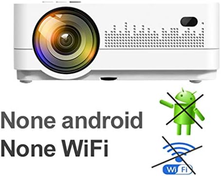 WHLDCD projector HD 720P 150inch Portable Mini 3D LCD LED 4k Projector WIFI Optional Home Theater Game Movie Cinema ,None Android