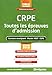 Crpe toutes les épreuves d'admission (Concours enseignement) (French Edition) by