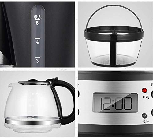 PXX Kaffeemaschinen Filterkaffeemaschine, 0.75L Kapazität Kaffeemaschine Programmierbare 24-Std.-Timer Mit Lcd-Display… – Bild 6