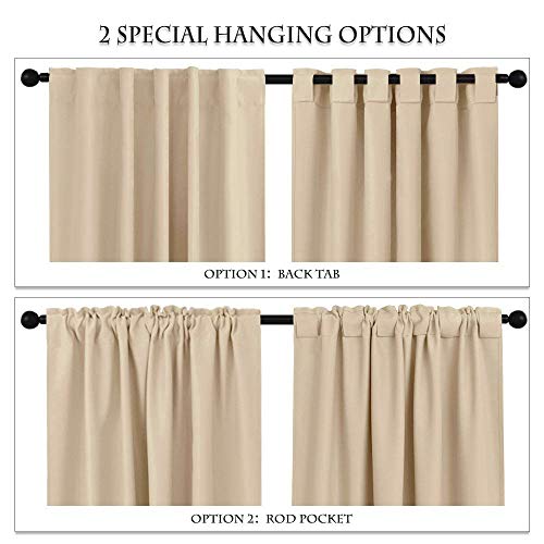 2 PONY+DANCE+Beige+Blackout+Curtains