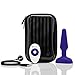 b-Vibe Trio Vibrating Anal Plug 2 - Silicone Butt Plugs Vibrator with Remote, Anal Sex Toys for Adults - Purple
