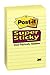Post-It Super Sticky Notes, 4 in x 6 in, Canary Yellow, Lined, 5 Pads/Pack, 90 Sheets/Pad  (660-5SSCY)