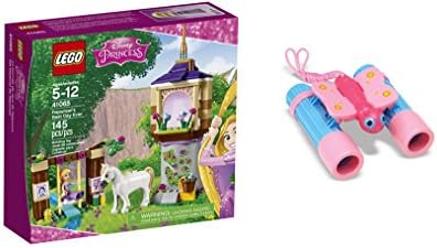 LEGO Disney Princess Rapunzel's Best Day Ever 145 Pcs &amp; free Gifts Sunny Patch Bixie Butterfly Binoculars (Colors may vary) Toys
