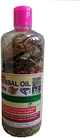 Kashi Enterprises Ayurvedic Herbal Jadibuti Oil For Hair Fall,Dandruff & Body Massage